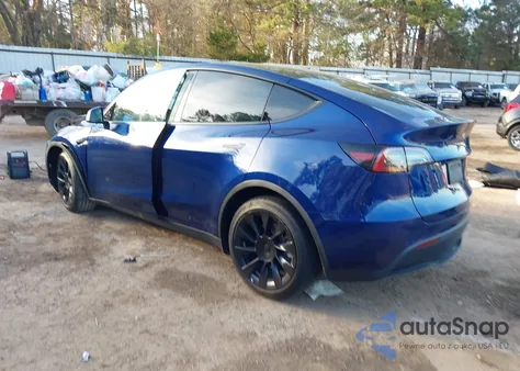 2022 Tesla Model Y Long Range Dual Motor All-Wheel Drive из США, поврежденный, VIN 7SAYGDEE8NF441493